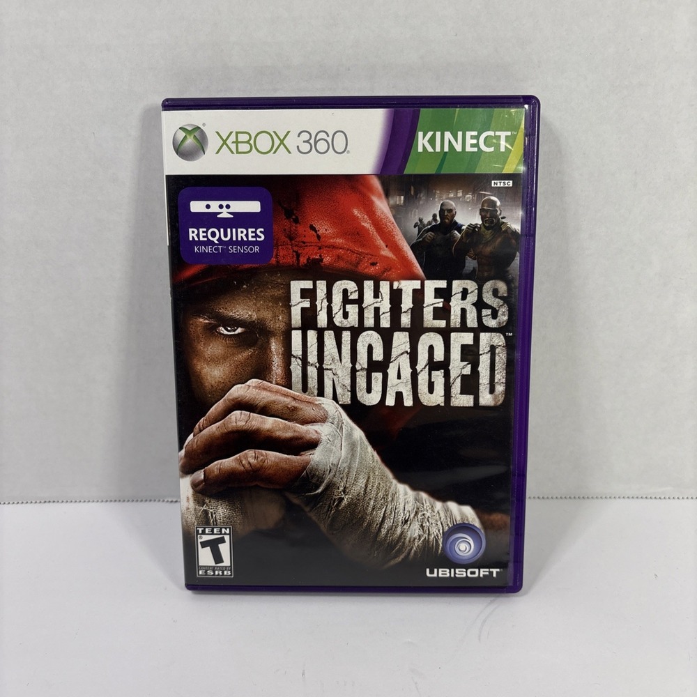 Fighters Uncaged Xbox 360 Kinect Ubisoft Fighting Game Complete with Manual